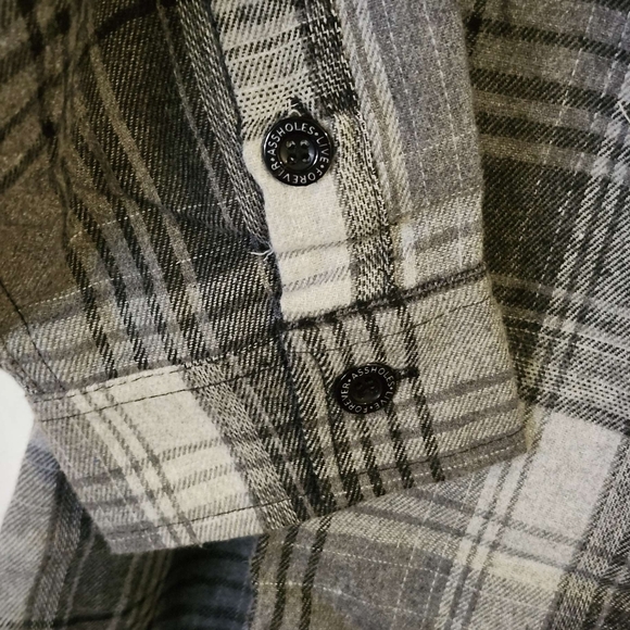 🆕️ Assholes Live Forever Women's Rose Flannel Graphic Shirt - Picture 9 of 12